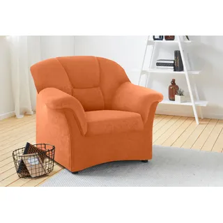 DOMO collection Sessel Sarafina Mikrofaser 102 x 83 x 81 cm orange