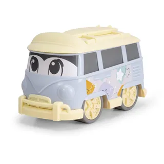 DICKIE Toys ABC - Cozy Carlo Auto (25 cm) - großes Spielzeugauto ab 1 Jahr mit Freilauf & Dach zum Öffnen, Spielzeug-Camper für Babys und Kinder ab 12 Monate
