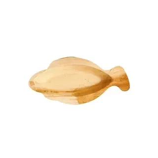 Papstar Teller, Palmblatt, Pure 24 x 11 x 2,5 cm Fisch
