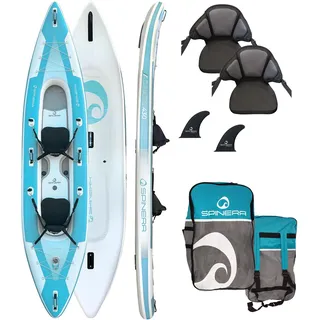 Spinera Adriatic 430 Light aufblasbares Kajak 2 Personen Schlauchboot Türkis NEU