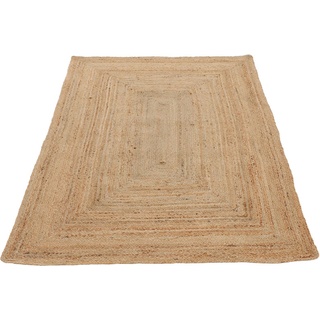 carpetfine Nele Juteteppich 80 x 150 cm beige