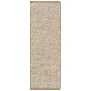 benuta Pure Wollteppich Rocco Taupe 80x250 cm , Textil , Beton Optik , Rechteckig , 80x250 cm , Care & Fair, Handmade in India , pflegeleicht , Teppiche und Böden, Teppiche, Schafwollteppiche