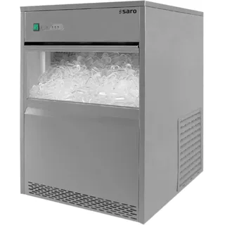 Saro Eiswürfelbereiter – 26 kg / 24 h – Hohlkegel Ø 28×H 40 mm – Edelstahl - Vorratsbehälter 26kg/24h