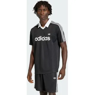 adidas Originals Archive Collar Engineered Kurzarm-t-shirt - Black - XL,