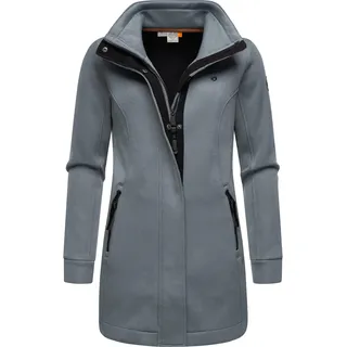 Ragwear Kurzjacke »Sweatjacke Letrice Bonded«, grau