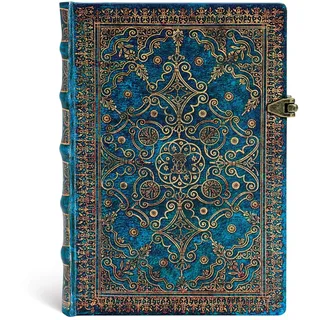 Paperblanks Equinoxe Azurblau Notizbuch Midi Liniert, 130 x 180 mm