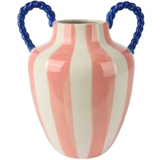 Decoris Vase Pink Stripes