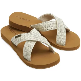 Volcom Double Cross Flip-flops - Cream - EU 36