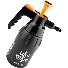 Lordofwork Sprühflasche | Drucksprüher 1L Füllvolumen | Zerstäuber Sprühflasche | Pumpsprühflasche für Pflanzen, Autos, Reinigungsmittel & Co | Wasser Sprühflasche