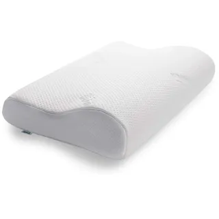 TEMPUR Original Schlafkissen Memory Foam, ergonomisches Nackenstützkissen für Seiten- und Rückenschläfer, Liegefühl fest, L (50 x 31 x 11.5/8.5 cm), Weiß