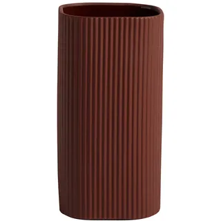 HAY Vase, Terrakotta, braun, Höhe: 22 cm, Tiefe, Länge: 11 cm