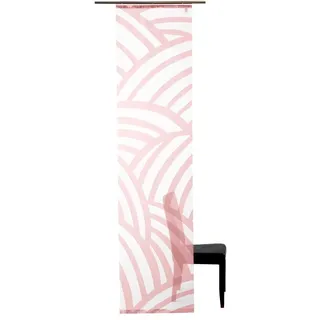 HOMING Schiebegardine »Lukas« Paneelwagen 1 Stk. tlg. Streifen, modern, Wohnzimmer, Schlafzimmer, weiß