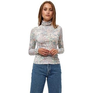 Minus ,Women's ,Rovia Jersey Turtleneck, 9384 Color blend paisley print ,XXL