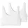 SCHIESSER Bustier UNCOVER BY SCHIESSER Cotton Gr S N-Gr weiß 100 weiß Single Jersey Obermaterial 95 Baumwolle 5 Elasthan BHs Bustier breite Träger Cotton-Mix elastisch soft