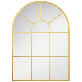 Homcom Wandspiegel 70 x 50 cm Gold