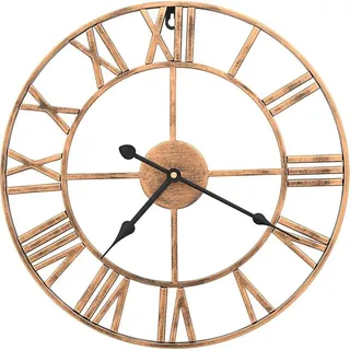 vidaXL Wanduhr Metall 40 cm Golden - Gold