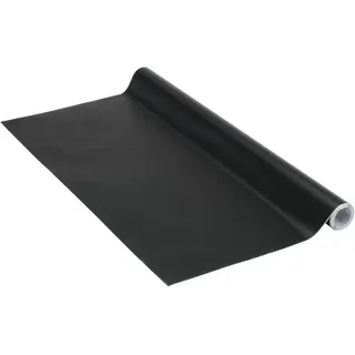 Venilia Klebefolie Greenline | Schwarz | 67,5cm x 2m, Stärke 95μ | selbstklebende Möbel-Folie, Dekofolie, Tapete, Küchenfolie | aus 100% recyceltem Plastik - ohne Phthalate | Made in EU