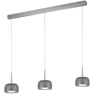 Helestra Led-Hängeleuchte , Chromfarben , Metall , 4x200x110 cm , Lampen & Leuchten, Leuchtenserien