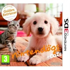 Dogs + Cats: Golden Retriever & New Friends - Nintendo 3DS - Virtual Pet - PEGI 3