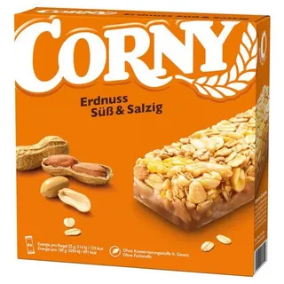 CORNY Müsliriegel Erdnuss Süß und Salzig 6er 150g