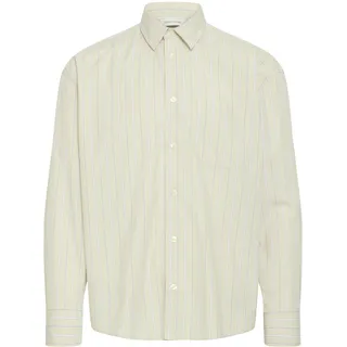 Langarmhemd CASUAL FRIDAY "Langarmhemd CFMartis", Herren, Gr. S, N-Gr, beige (rainy day), Obermaterial: 100% Baumwolle CO., Hemden Langarmhemd