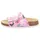 Fussbettpantoffel Rosa/Mehrfarbig 41