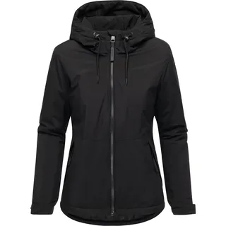 Ragwear Winterjacke "Winterjacke Bevin Warm YOUMODO" mit Kapuze Wasserdichte Damen Jacke für den Winter, schwarz