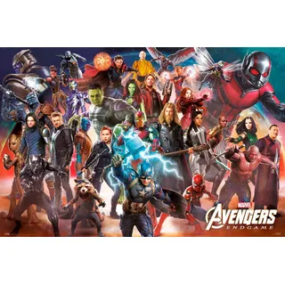 Grupo Erik Erik Poster Marvel Avengers Endgame Line Up, 63 x 91.5cm