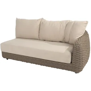4Seasons Maxime Living Sofa 2 Sitzer Armlehne links, mit 3 Kissen