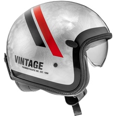 Premier Unisex-Adult Vintage Offener Helm, Platinum ED. DR DO 92 RED Sewing, L