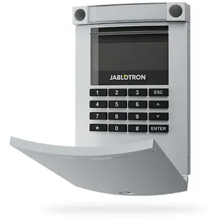 JA-154E-GR, kabellose Tastatur, LCD und RFID, Grau