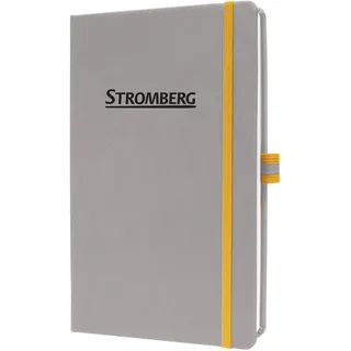 Sigel Notizbuch StromBlock A5 kariert Gelb/Grau/Silber