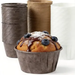 Muffinförmchen aus Papier, Mehrfarbig, 150 Stück | Premium Cupcake Förmchen, Für Backen & Deko, Perfekt für Hochzeit, Geburtstag, Halloween & Weihnachten