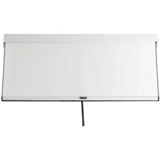 Mendler Seitenwand für Pergola HWC-L46, Pavillon Rollo Ersatzseitenwand, Stoff/Textil sturmfest 3x3m ~ weiß