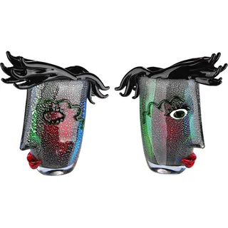 GILDE GLAS art Tischvase »Barbiere« aus Glas, bunt