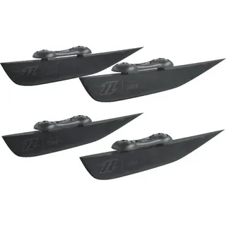 North Kb Flare Twintip Accessory Kit Finne - Black - 20mm