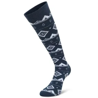 Dare2b Printed Lange Socken - Moonlight Denim Fairisle Print - EU 39-42