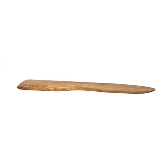 Kawola Wandregal Huzo Holz Akazie , Naturfarben , Organisch , 120x4x20 cm , Wohnzimmer, Regale, Wandboards