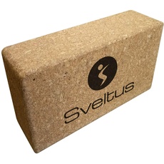 Sveltus Yoga Brick aus Kork, Unisex, für Erwachsene