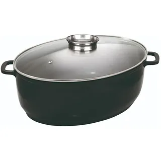 Baumalu - Jumbo-Bräter oval Aluguss - 43x33x13,8 cm - Keramik