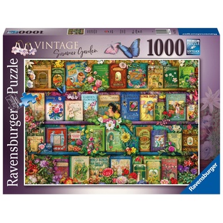 Ravensburger Aimee Stewart Vintage Summer Garden 1000 Piece Jigsaw Puzzle for Adults & Kids Age 12 Years Up