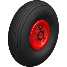 Bild von 691048 PK 260/25-75R-ROT Rad-Luftreifen Rad-Durchmesser: 260mm Tragfähigkeit (max.): 150kg