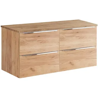 Petits-meubles Waschtischunterschrank 120.4cm April Holz , Braun , Holzwerkstoff , 120.4x59x46 cm , Badezimmer, Badmöbel, Unterschränke