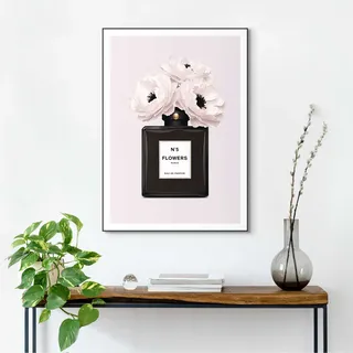 Reinders! Bild mit Rahmen »Beauty Bottle«, rosa