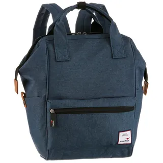 KangaROOS Cityrucksack, Freizeitrucksack Arbeitsrucksack Schulrucksack, blau