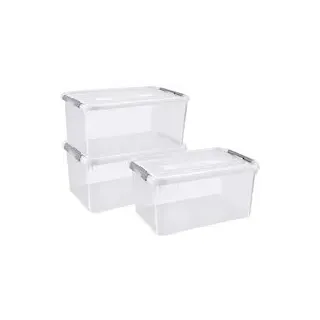 Curver 246385 Kunststoffbox HANDY geschlossen, stapelbar (B x H x T) 400 x 200 x 290 mm Transparent