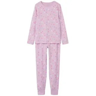 NAME IT Mädchen Nkfnightset Pink Hearts Noos, Pink Lavender, 86-92