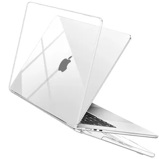 MOSISO Kompatibel mit MacBook Air 15 Zoll Hülle M5 M4 M3 M2 A3448 A3241 A3114 A2941 2026 2025 2024 2023 mit Touch ID, Ultradünne Kunststoff Hartschale Schutzhülle, Kristallklar