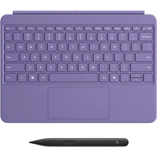 Microsoft Surface Pro 12" Keyboard mit Slim Pen kompatibel mit Surface Pro 12" Violett