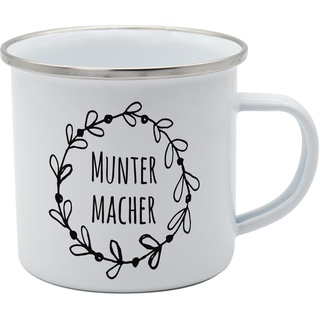 Tasse Muntermacher Emaille 350ml